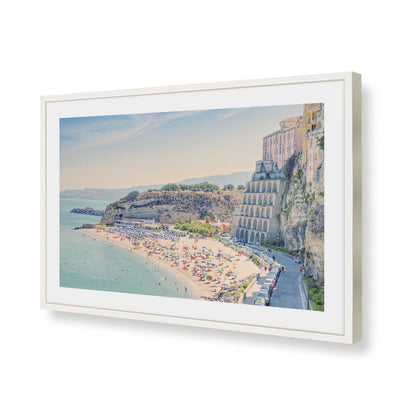 [Color:Opaque White], Picture of art in a Opaque White frame of the corner