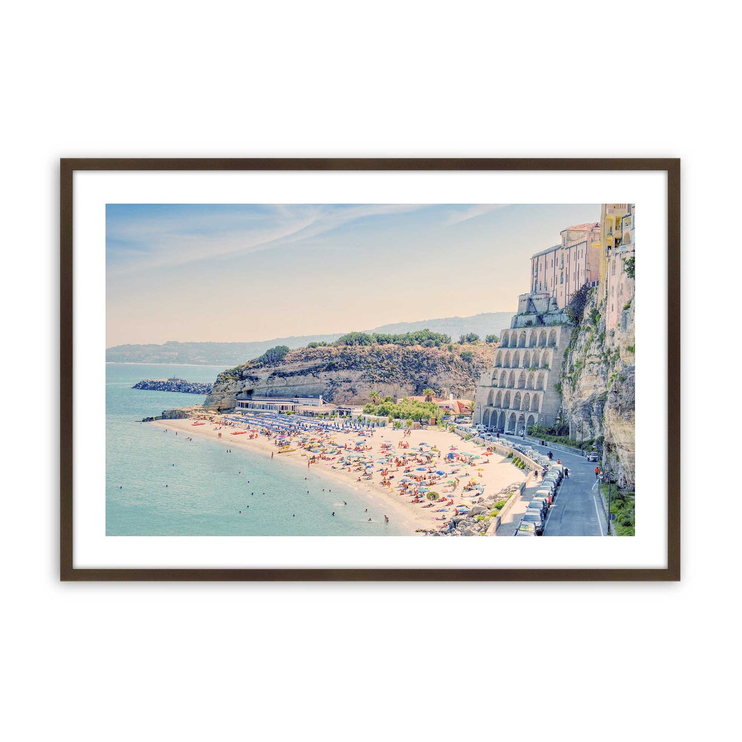 [Color:Brown], Picture of art in a Brown frame