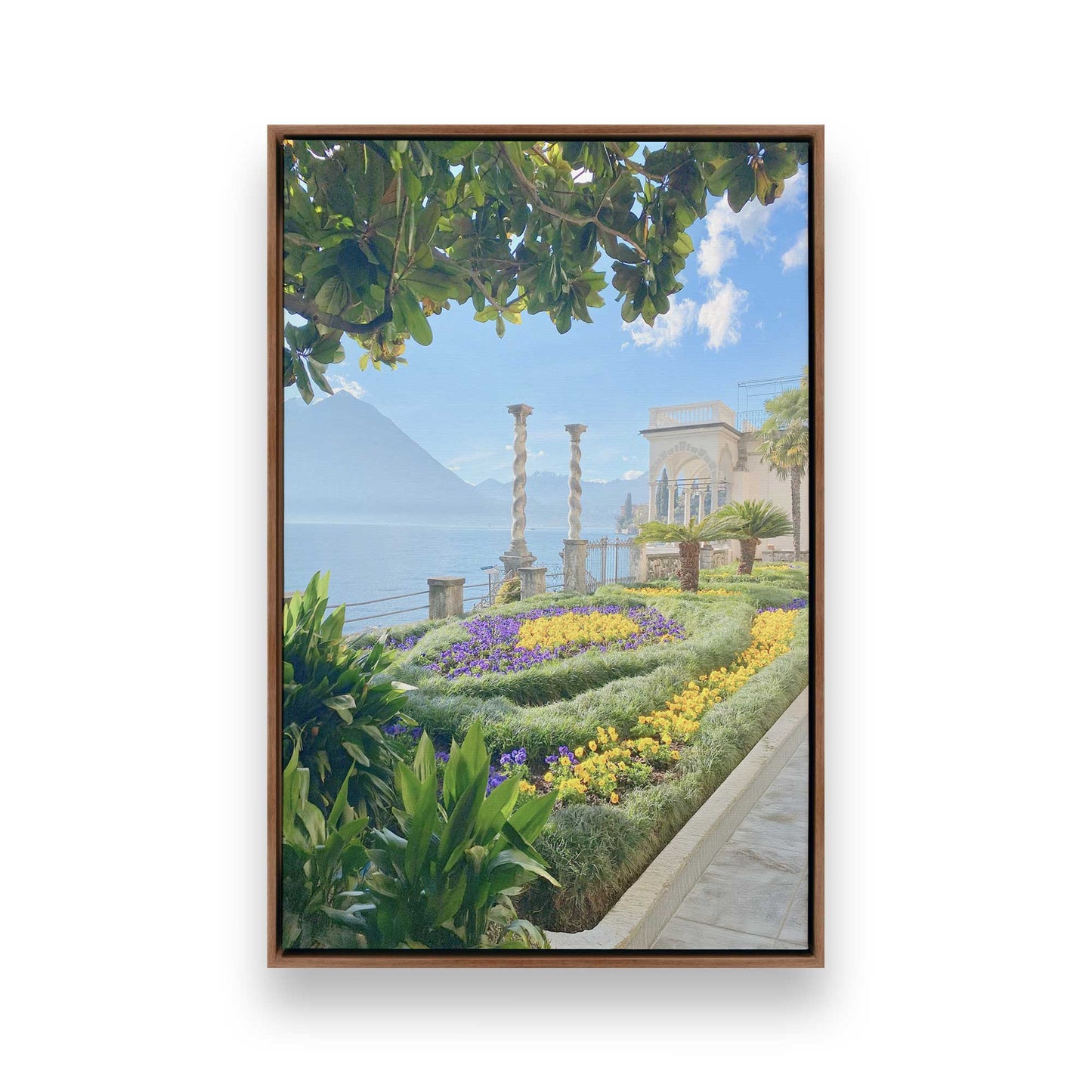 [Color:Walnut], Picture of art in a Walnut frame
