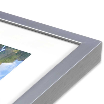 [Color:Polished Chrome], Picture of art in a Polished Chrome frame at an angle