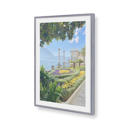 [Color:Polished Chrome], Picture of art in a Polished Chrome frame of the corner