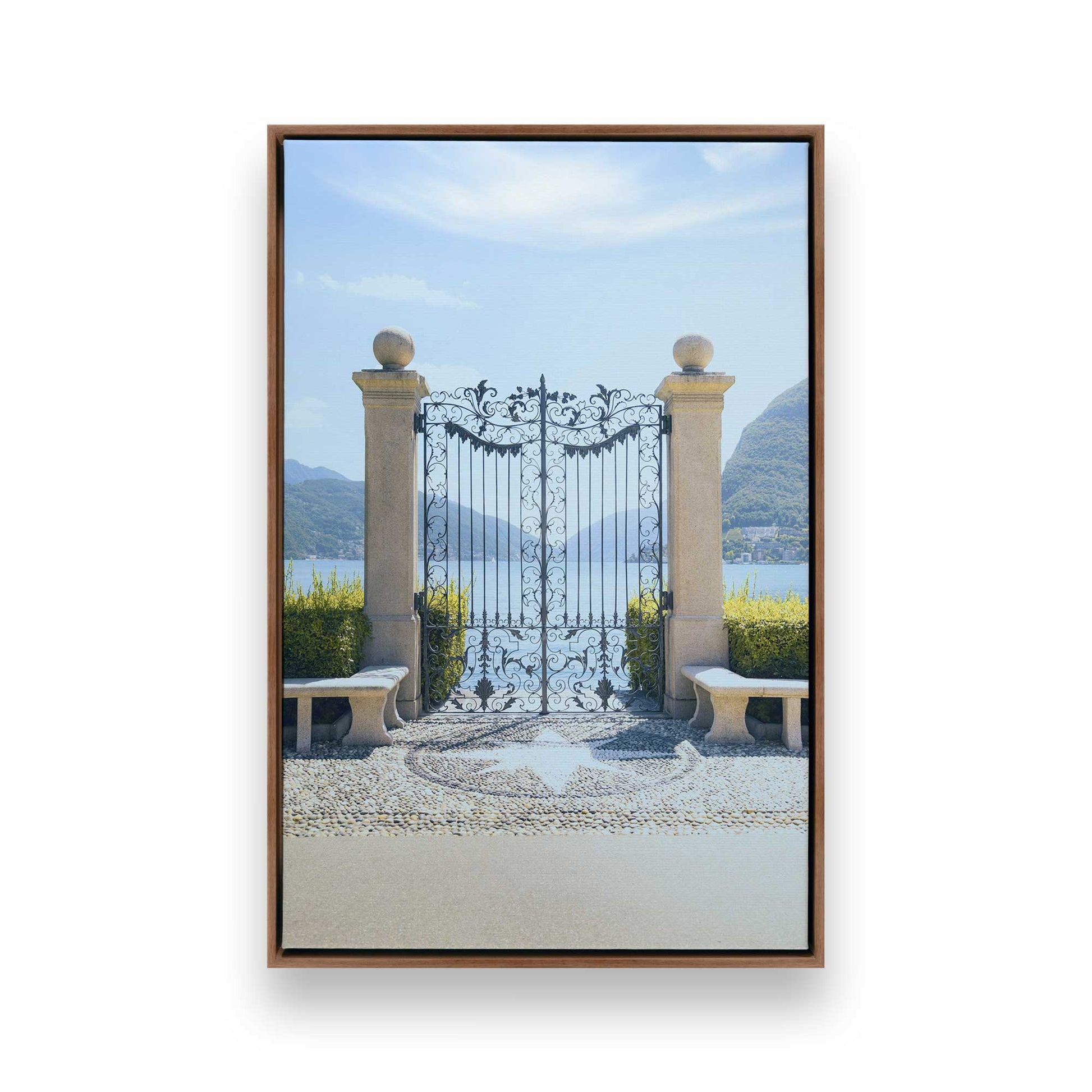 [Color:Walnut], Picture of art in a Walnut frame