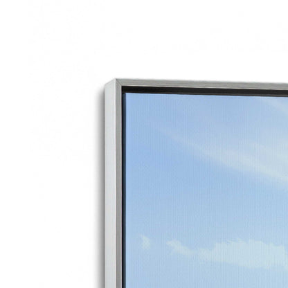 [Color:Polished Chrome], Picture of art in a Polished Chrome frame at an angle