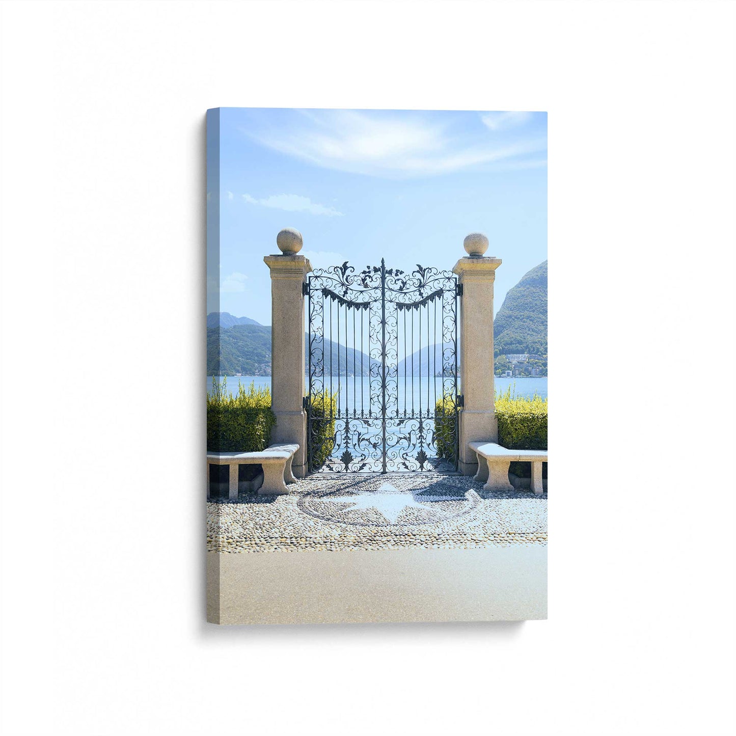 [Color:Stretched Canvas], Picture of art at an angle