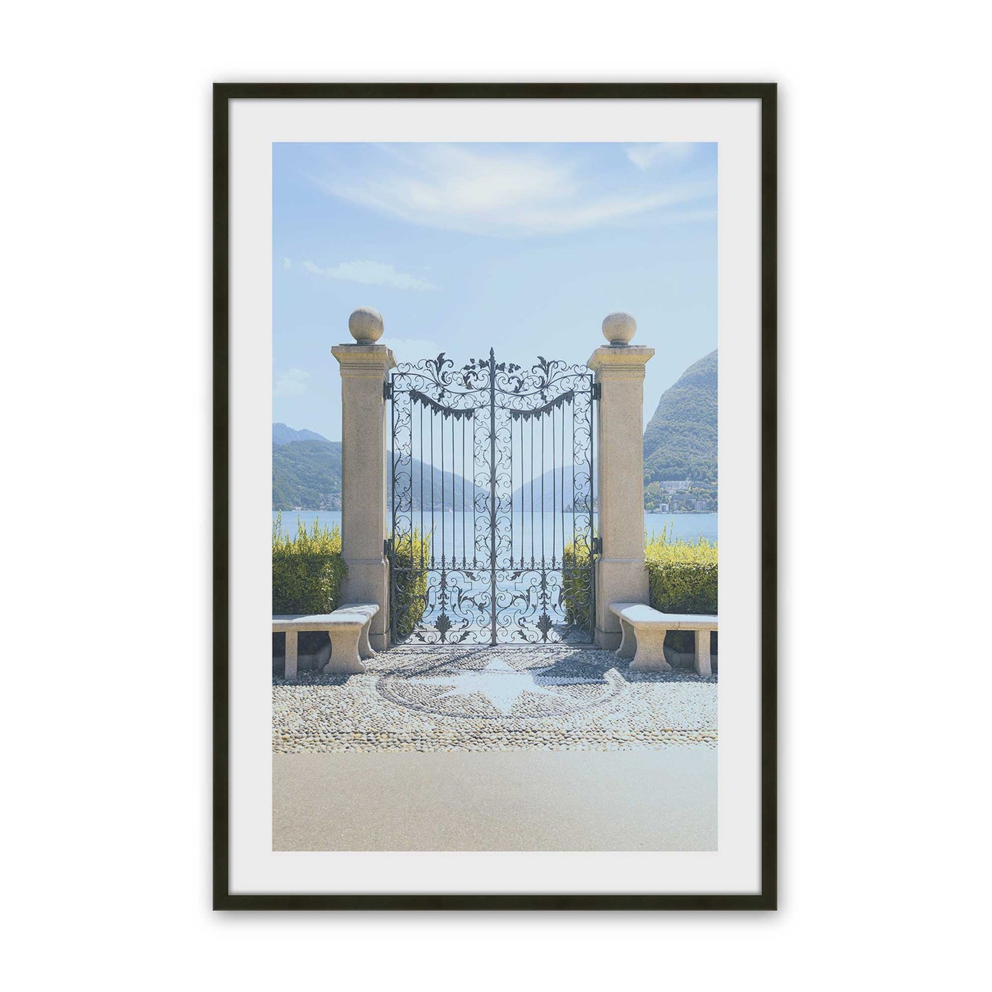 [Color:Satin Black], Picture of art in a Satin Black frame