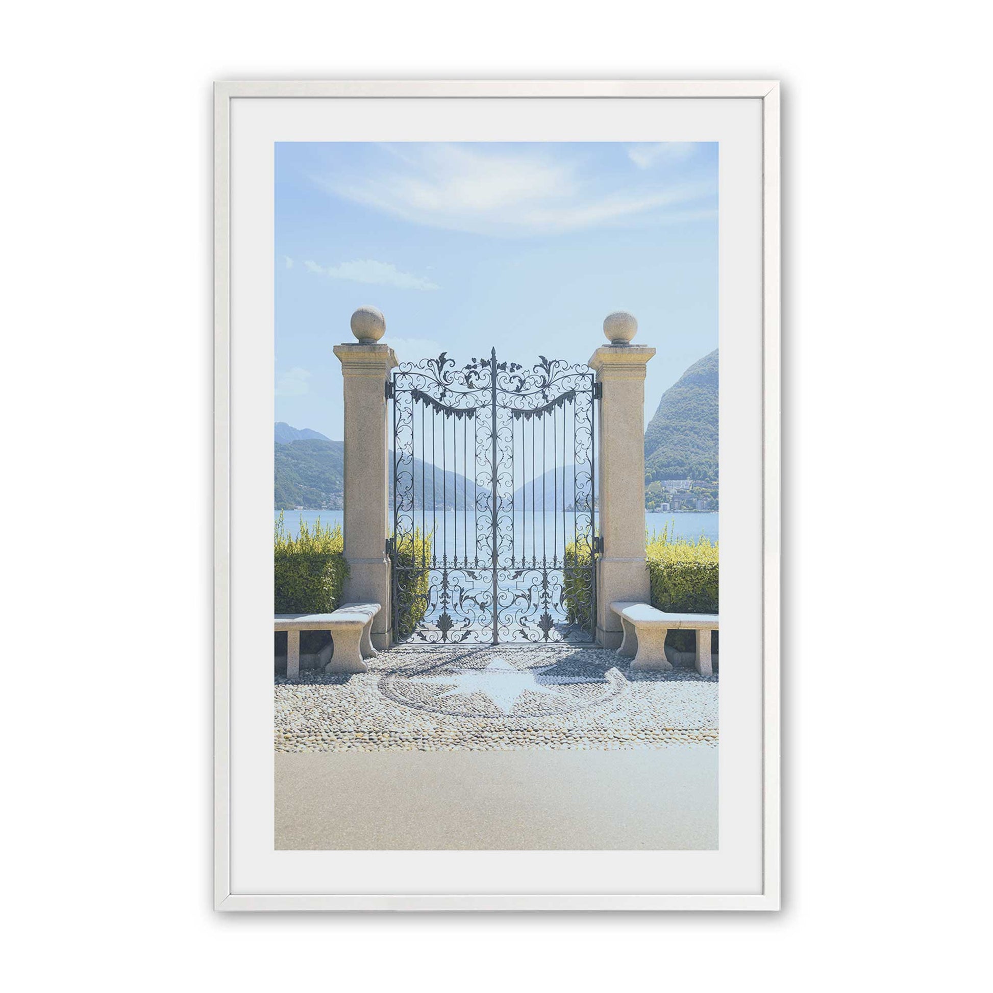[Color:Opaque White], Picture of art in a Opaque White frame