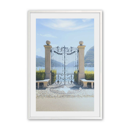 [Color:Opaque White], Picture of art in a Opaque White frame