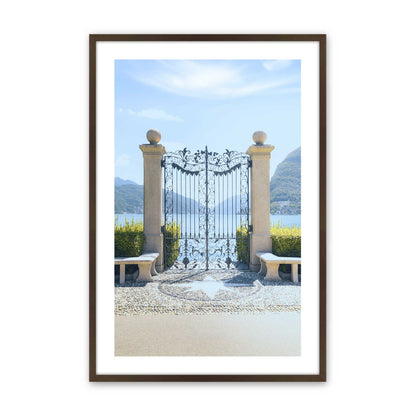 [Color:Brown], Picture of art in a Brown frame