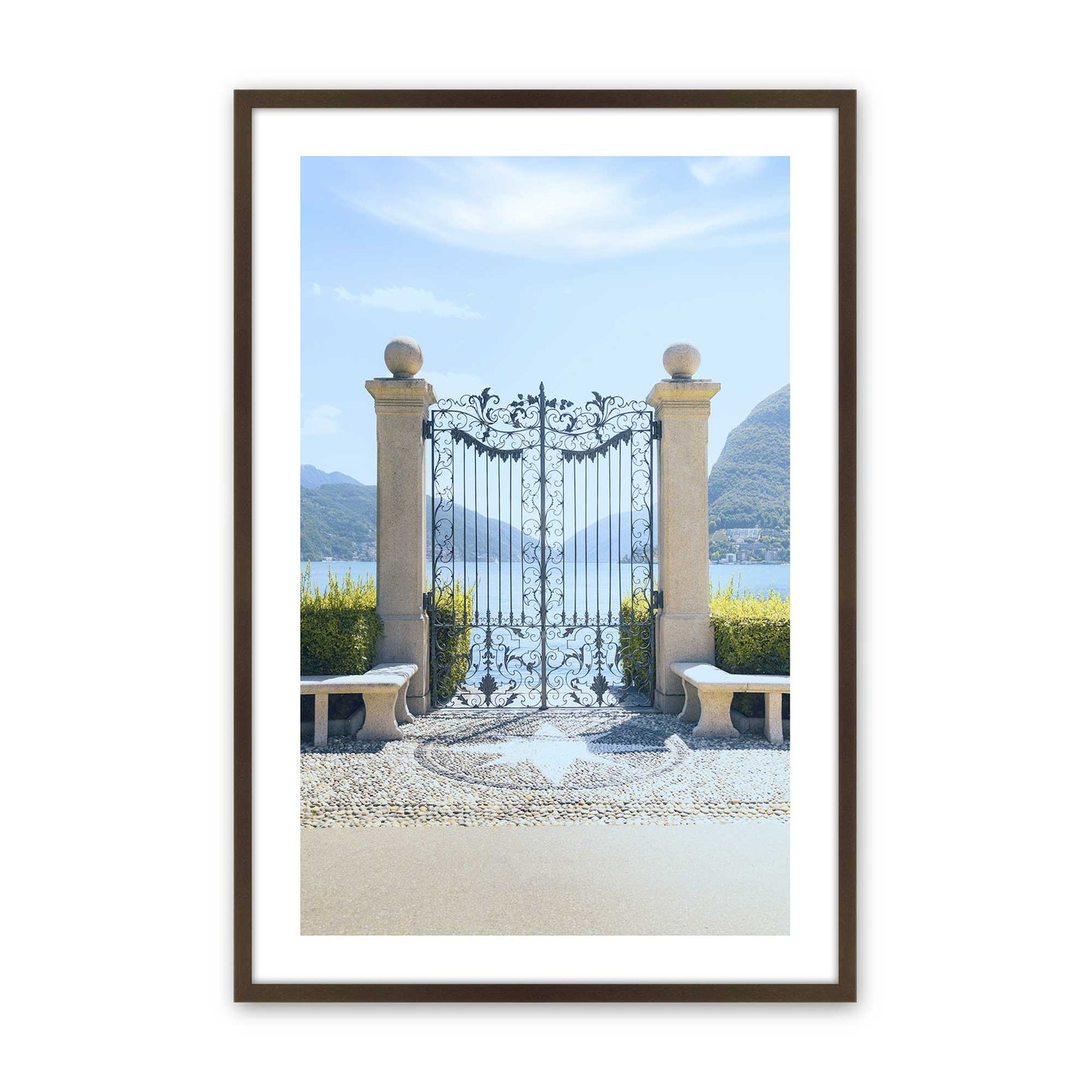 [Color:Belvinder Brown], Picture of art in a Belvinder Brown frame