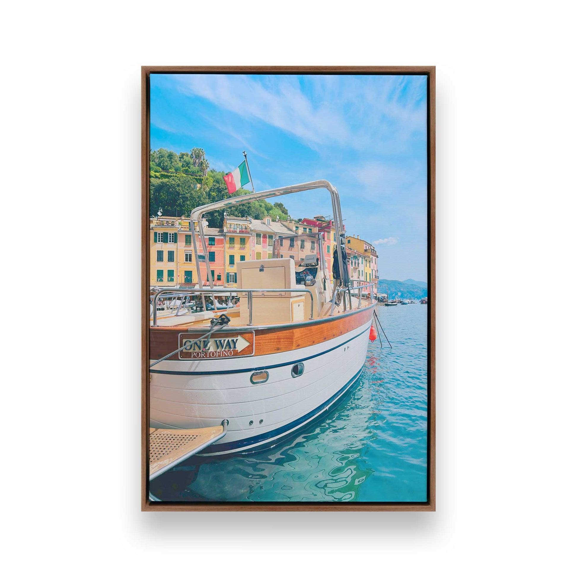 [Color:Walnut], Picture of art in a Walnut frame