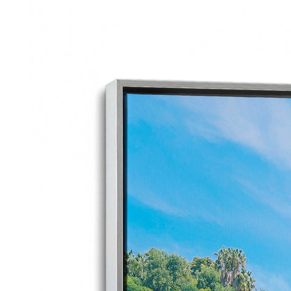[Color:Polished Chrome], Picture of art in a Polished Chrome frame at an angle