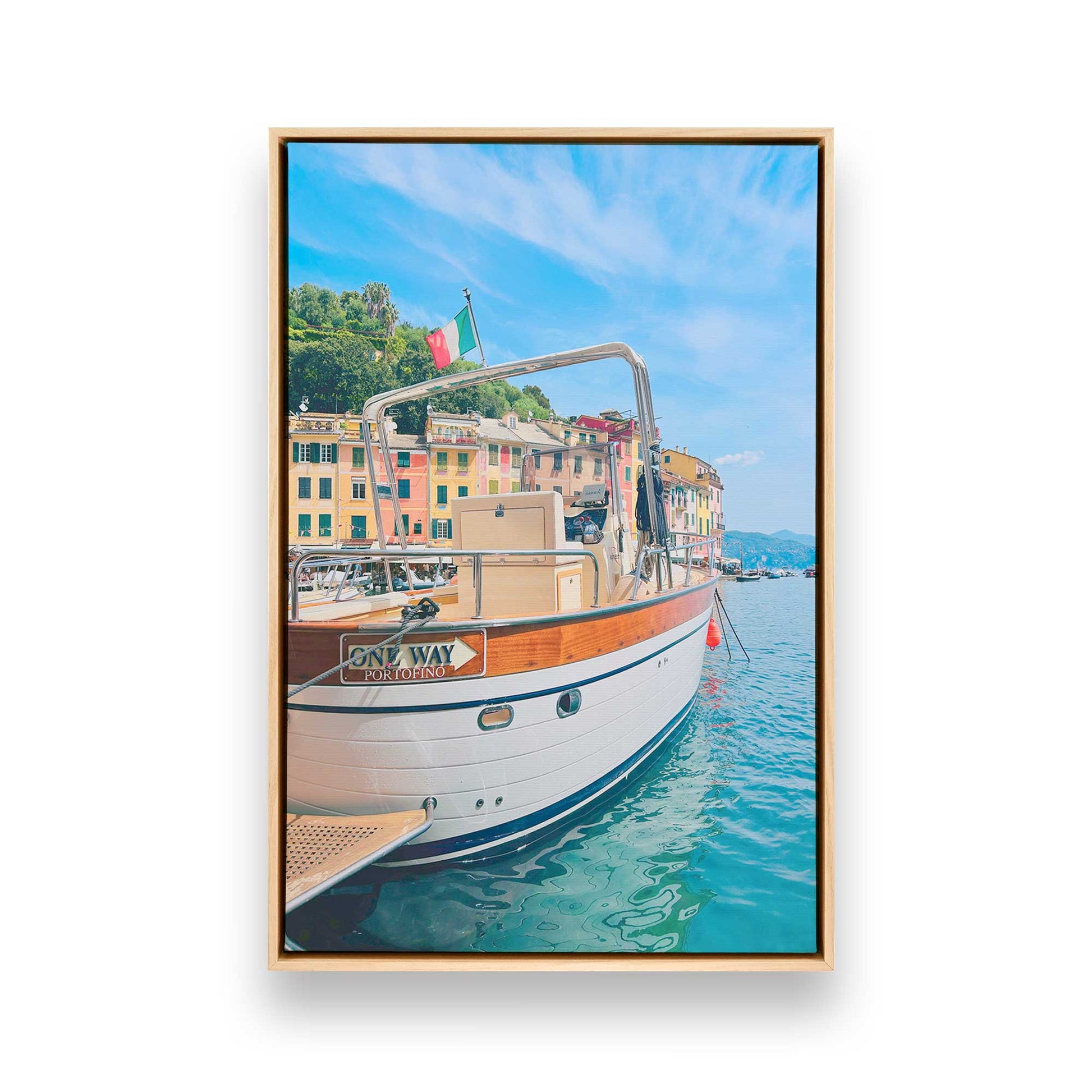 [Color:American Maple], Picture of art in a American Maple frame