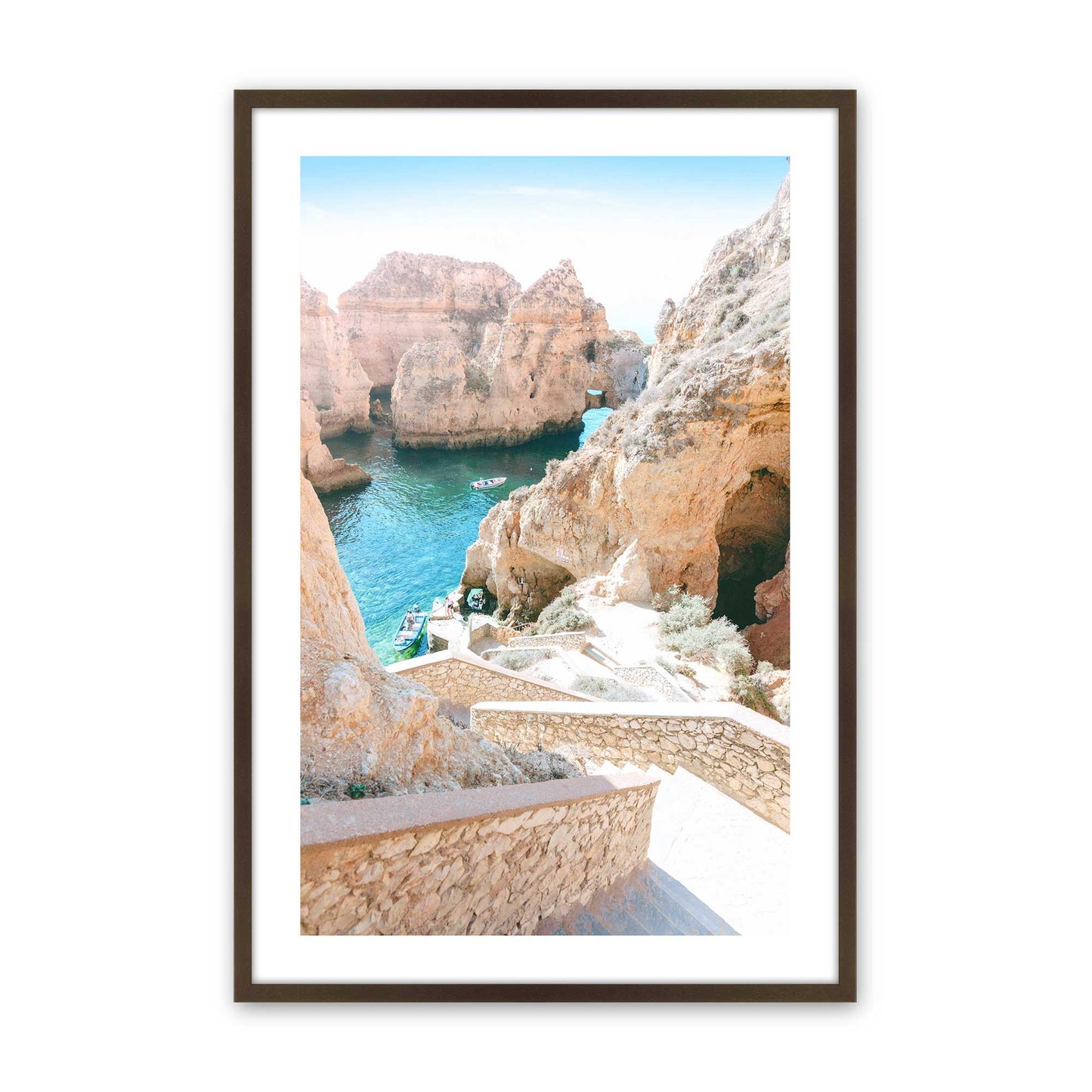 [Color:Brown], Picture of art in a Brown frame