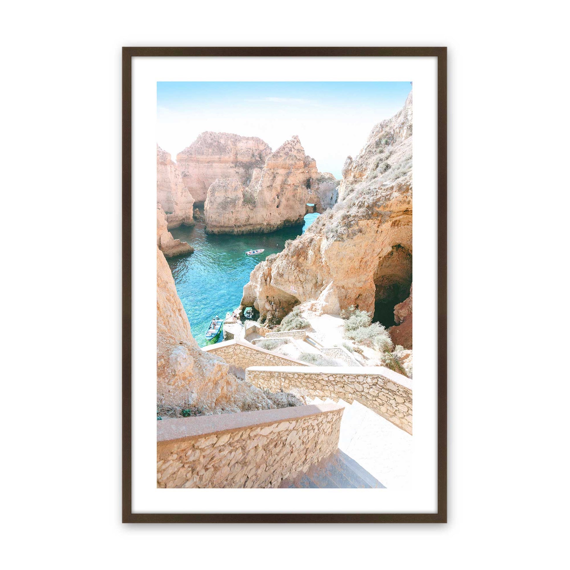[Color:Brown], Picture of art in a Brown frame