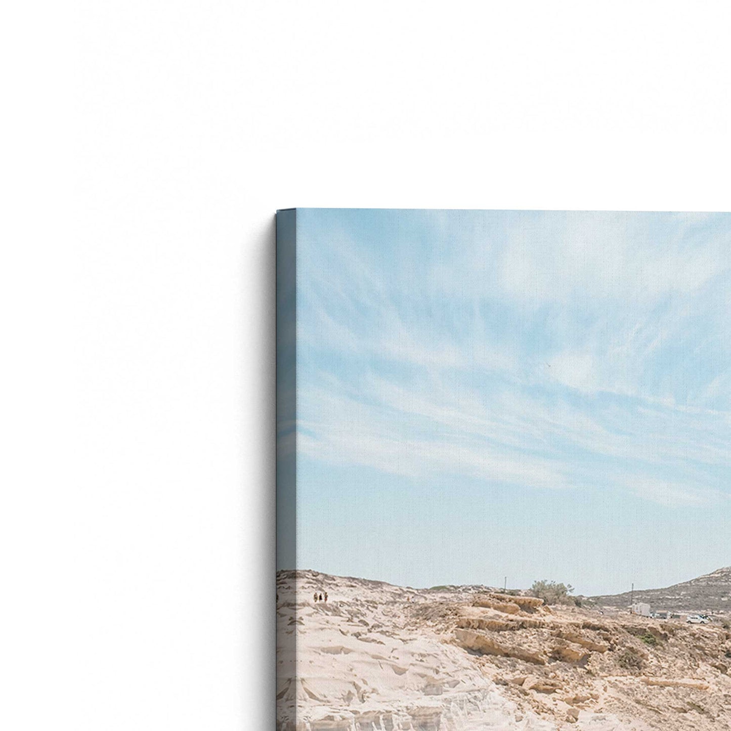 [Color:Stretched Canvas], Picture of the corner of the art