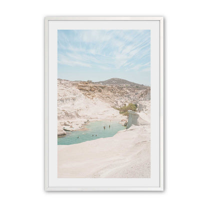 [Color:Opaque White], Picture of art in a Opaque White frame