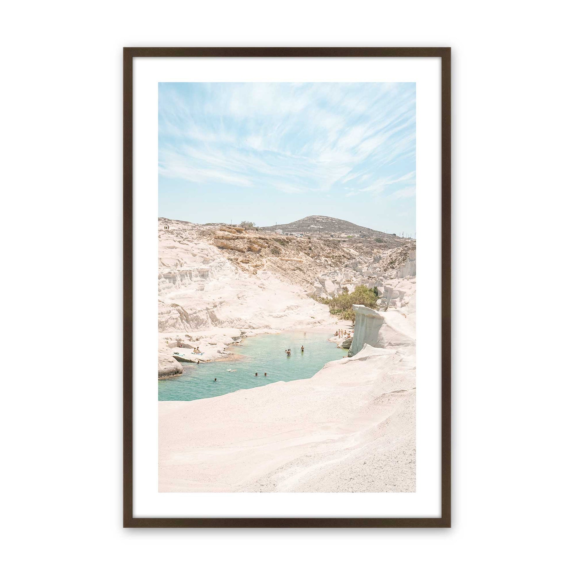 [Color:Brown], Picture of art in a Brown frame