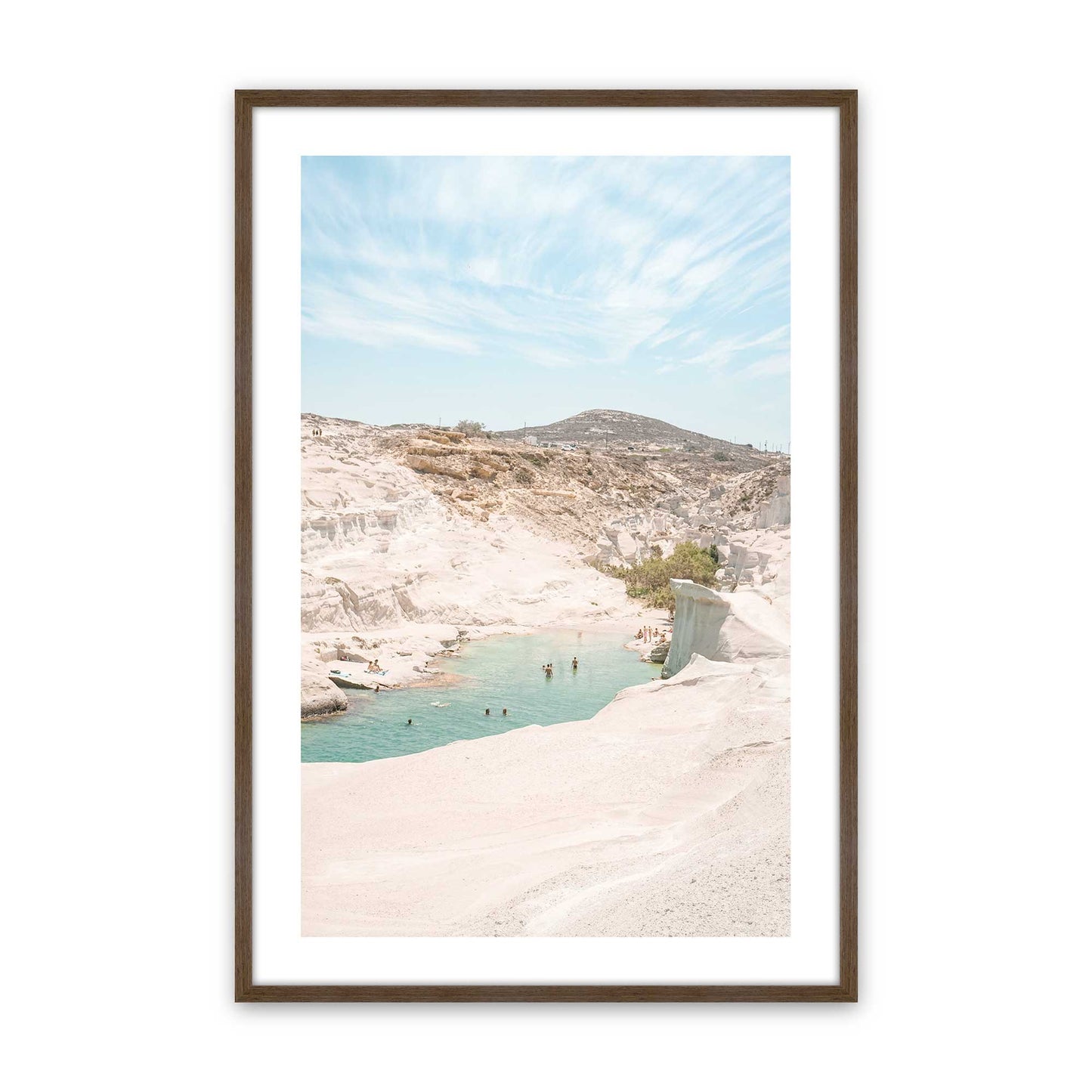 [Color:Walnut], Picture of art in a Walnut frame
