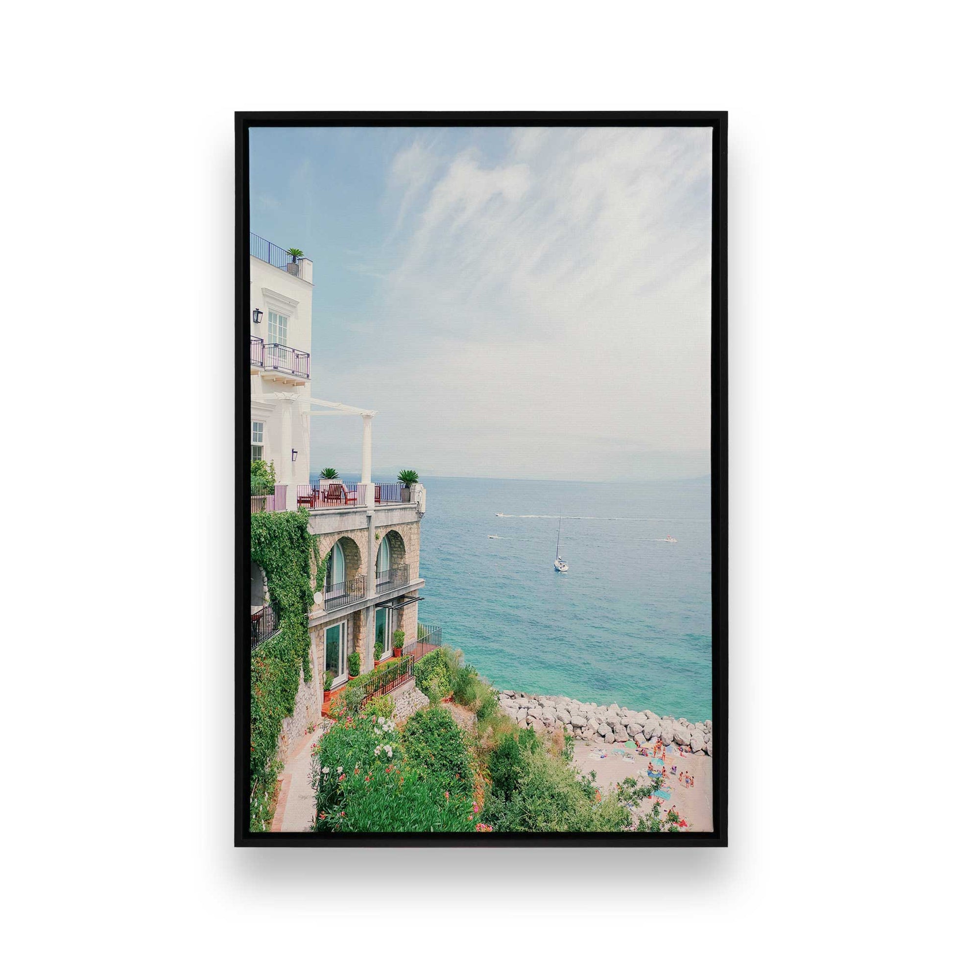 [Color:Satin Black], Picture of art in a Satin Black frame