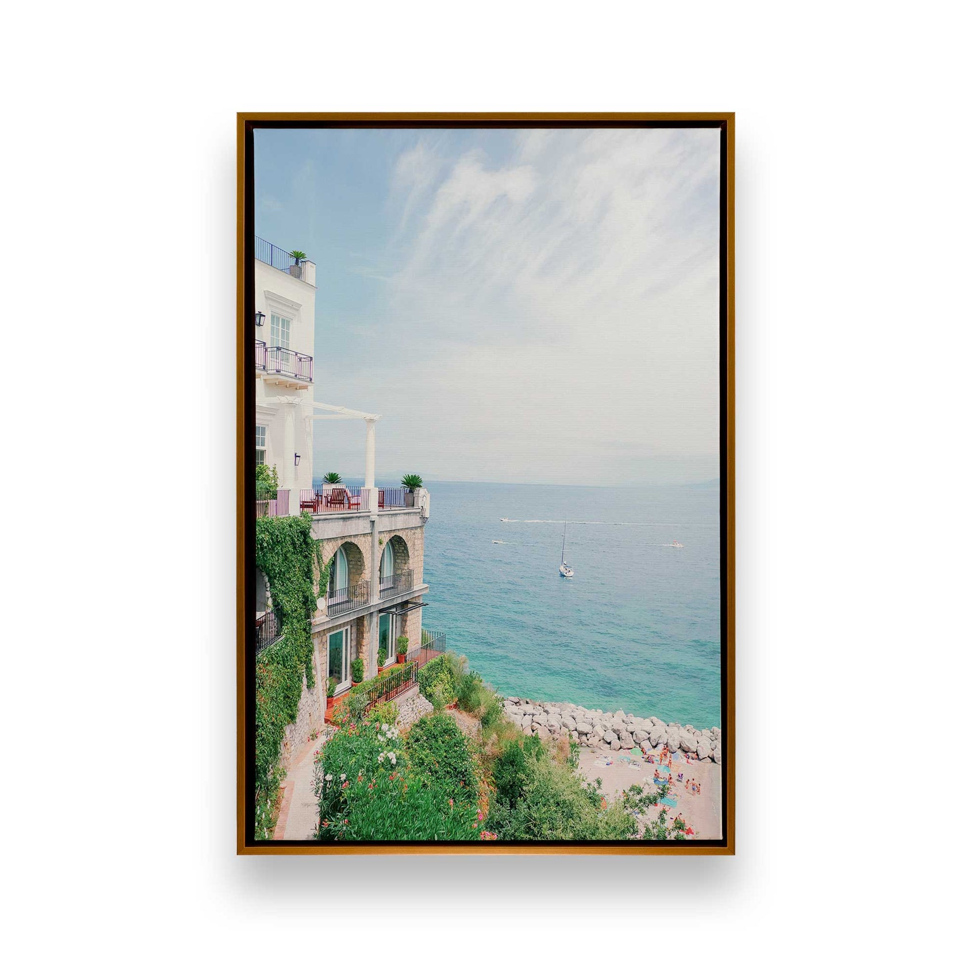 [Color:Polished Gold], Picture of art in a Polished Gold frame