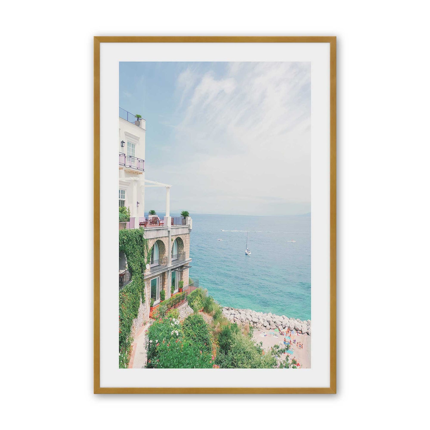 [Color:Polished Gold], Picture of art in a Polished Gold frame
