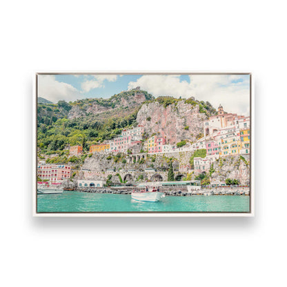[Color:Opaque White], Picture of art in a White frame