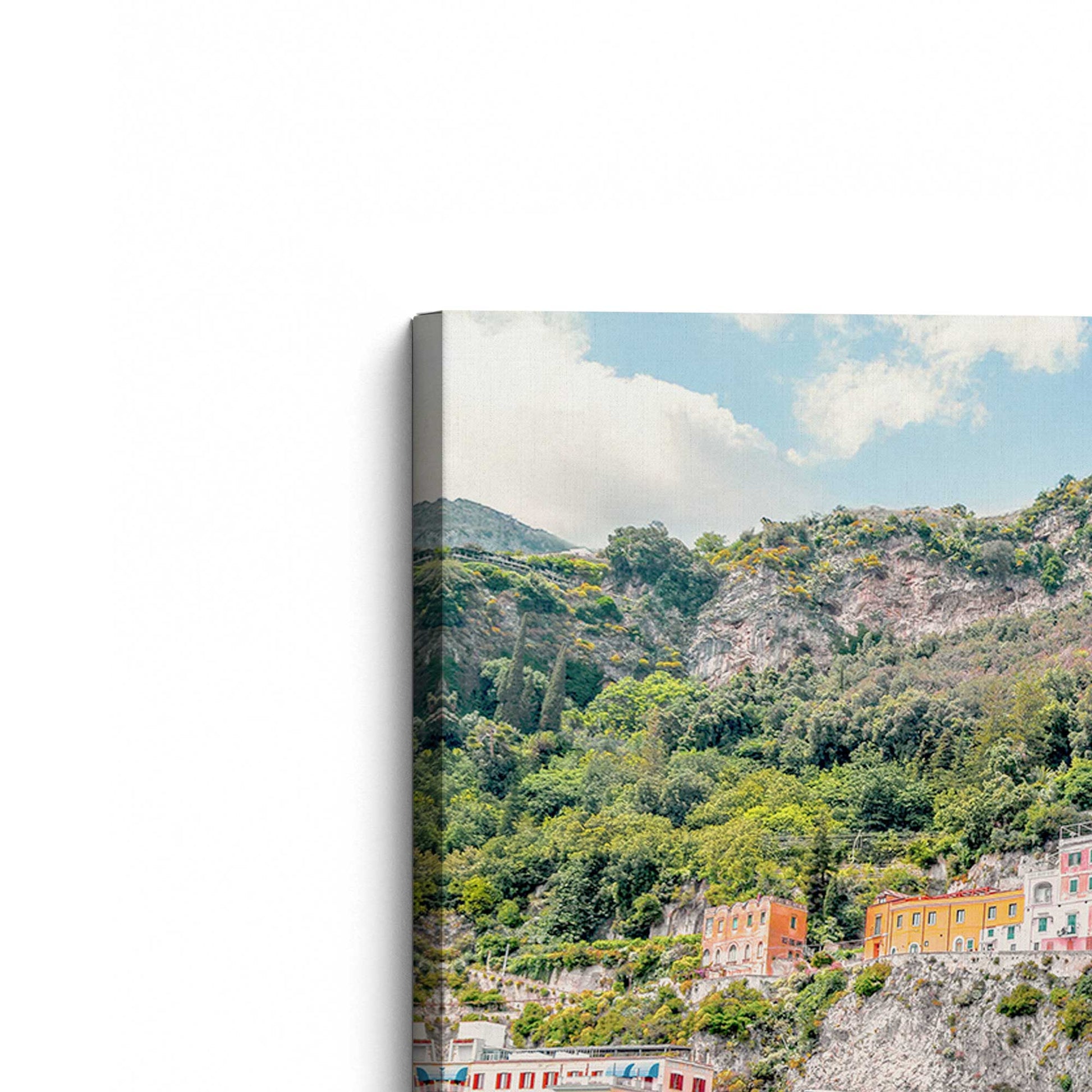 [Color:Stretched Canvas], Picture of the corner of the art