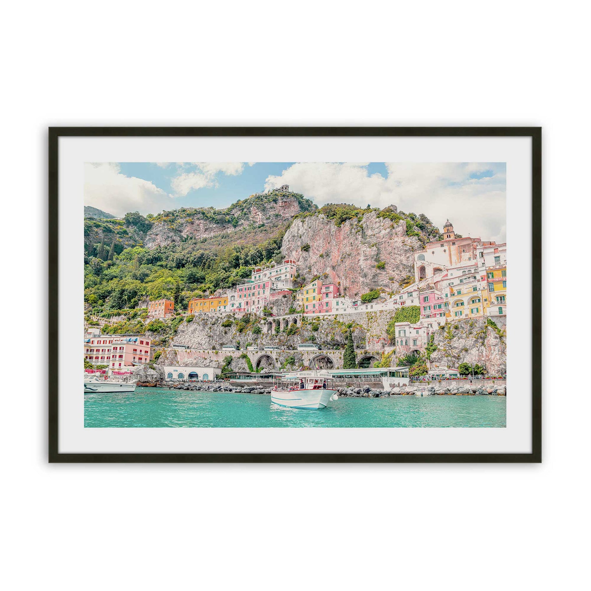 [Color:Satin Black], Picture of art in a Satin Black frame