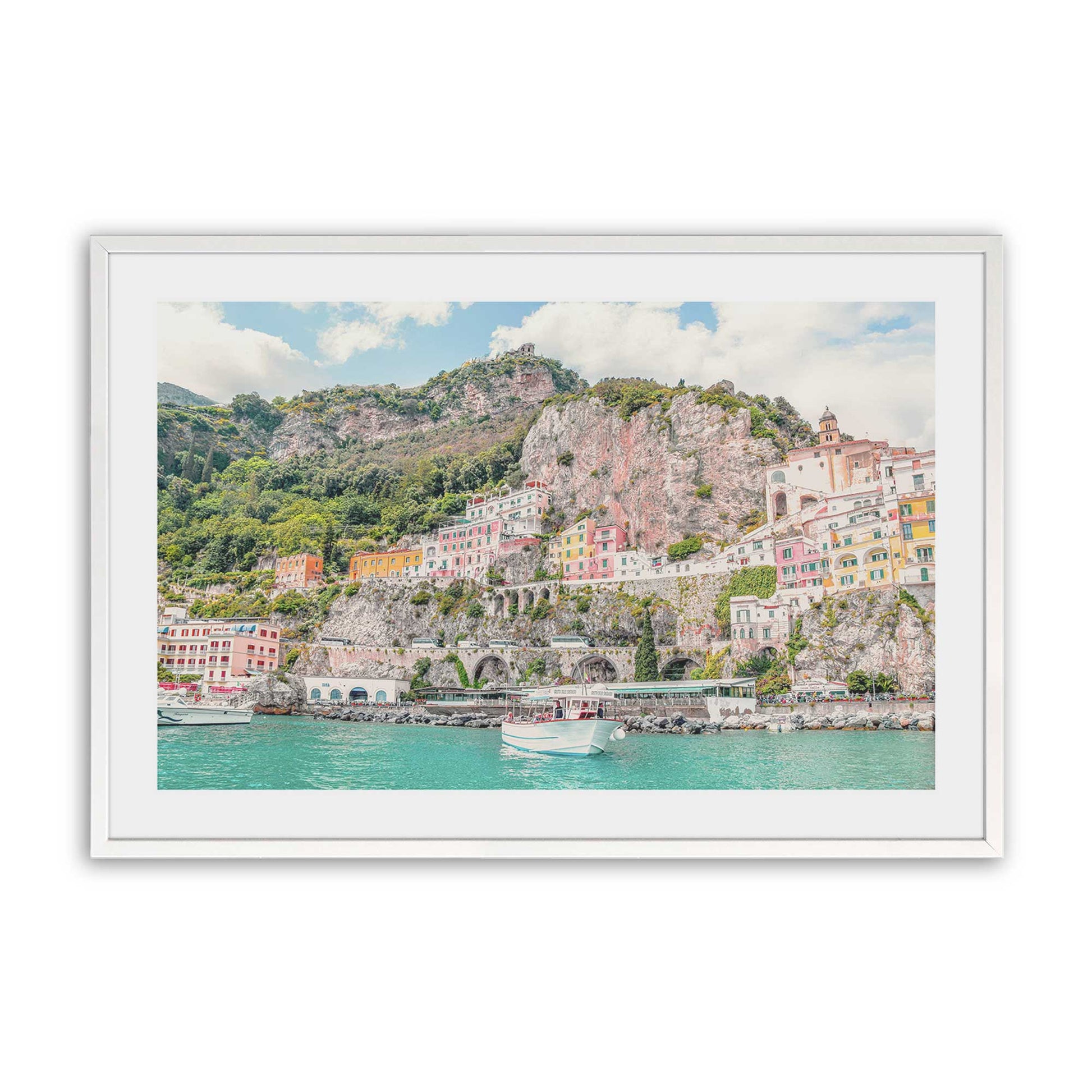 [Color:Opaque White], Picture of art in a Opaque White frame