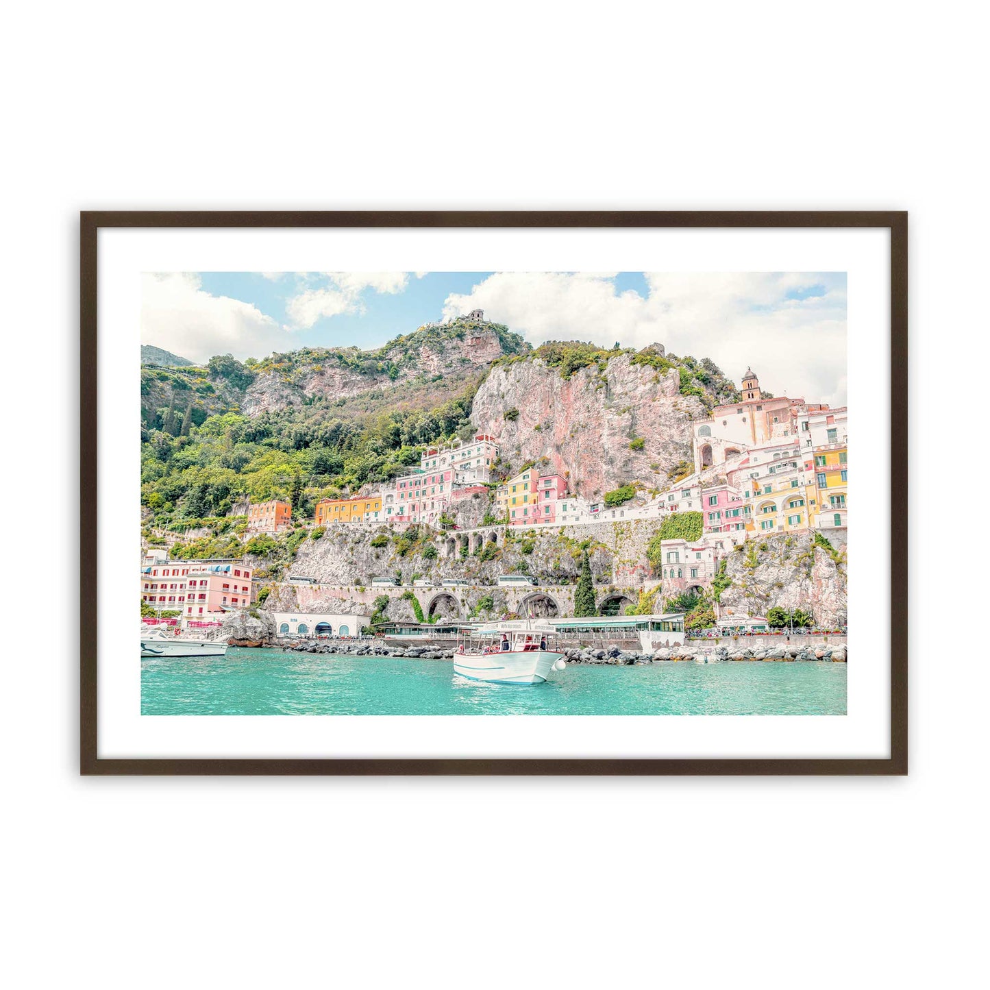 [Color:Belvinder Brown], Picture of art in a Belvinder Brown frame