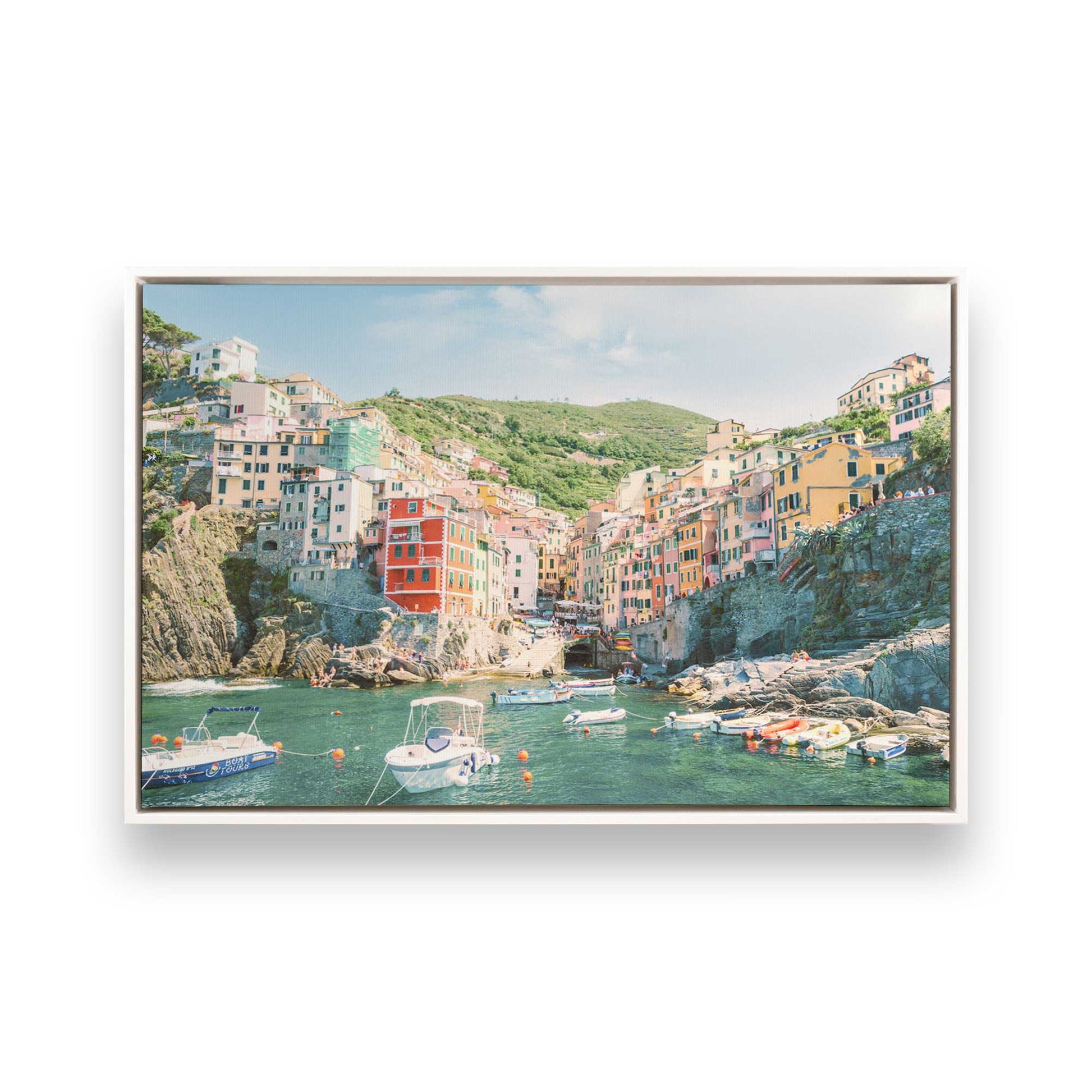 [Color:Opaque White], Picture of art in a White frame