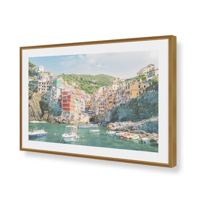 [Color:Polished Gold], Picture of art in a Polished Gold frame of the corner