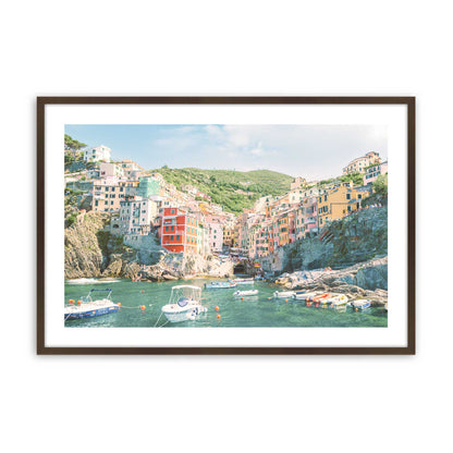 [Color:Brown], Picture of art in a Brown frame