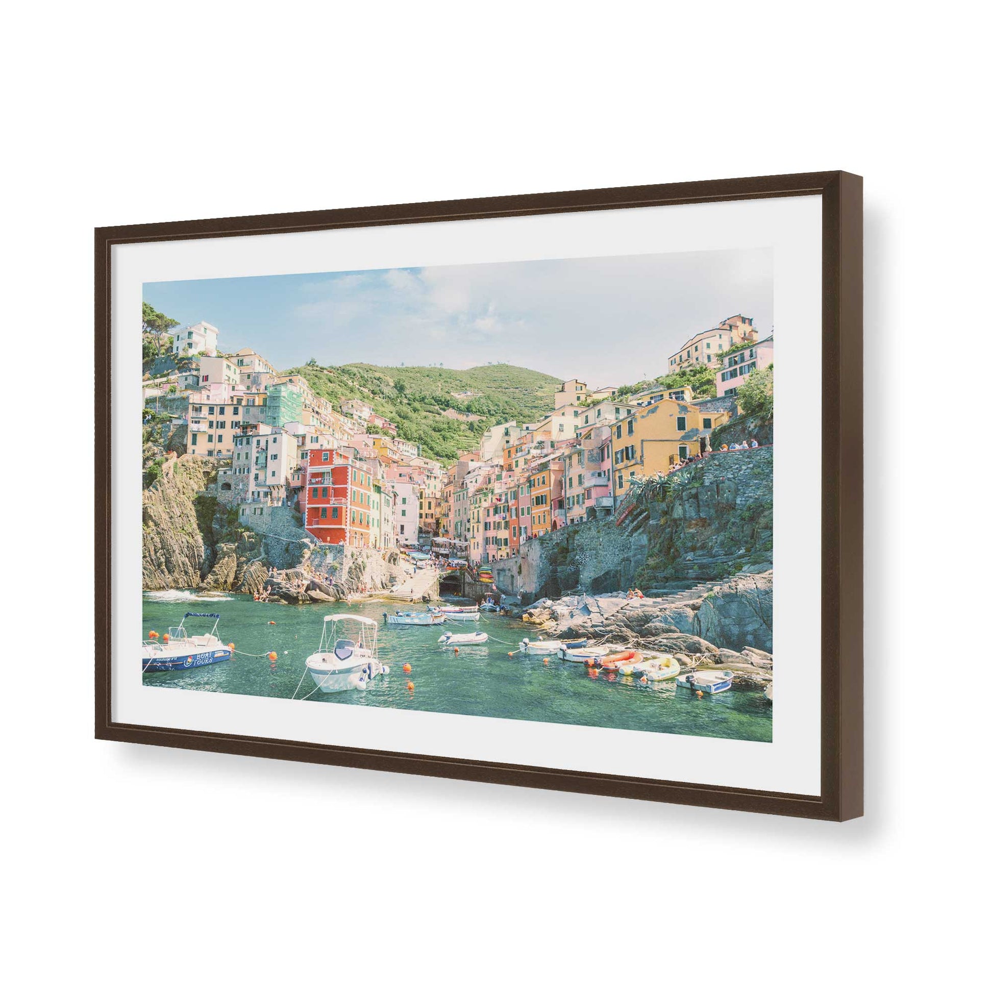 [Color:Belvinder Brown], Picture of art in a Belvinder Brown frame of the corner