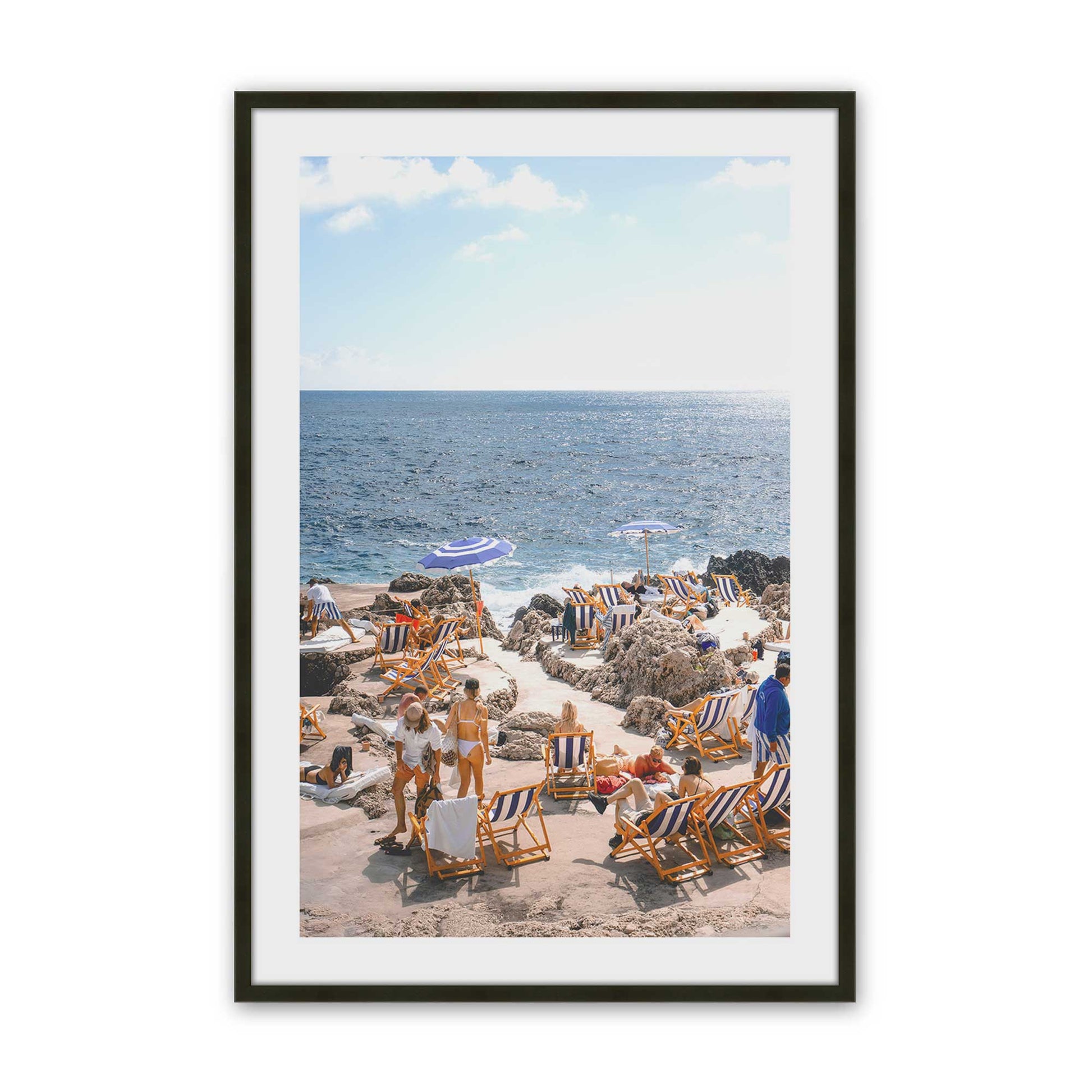 [Color:Satin Black], Picture of art in a Satin Black frame