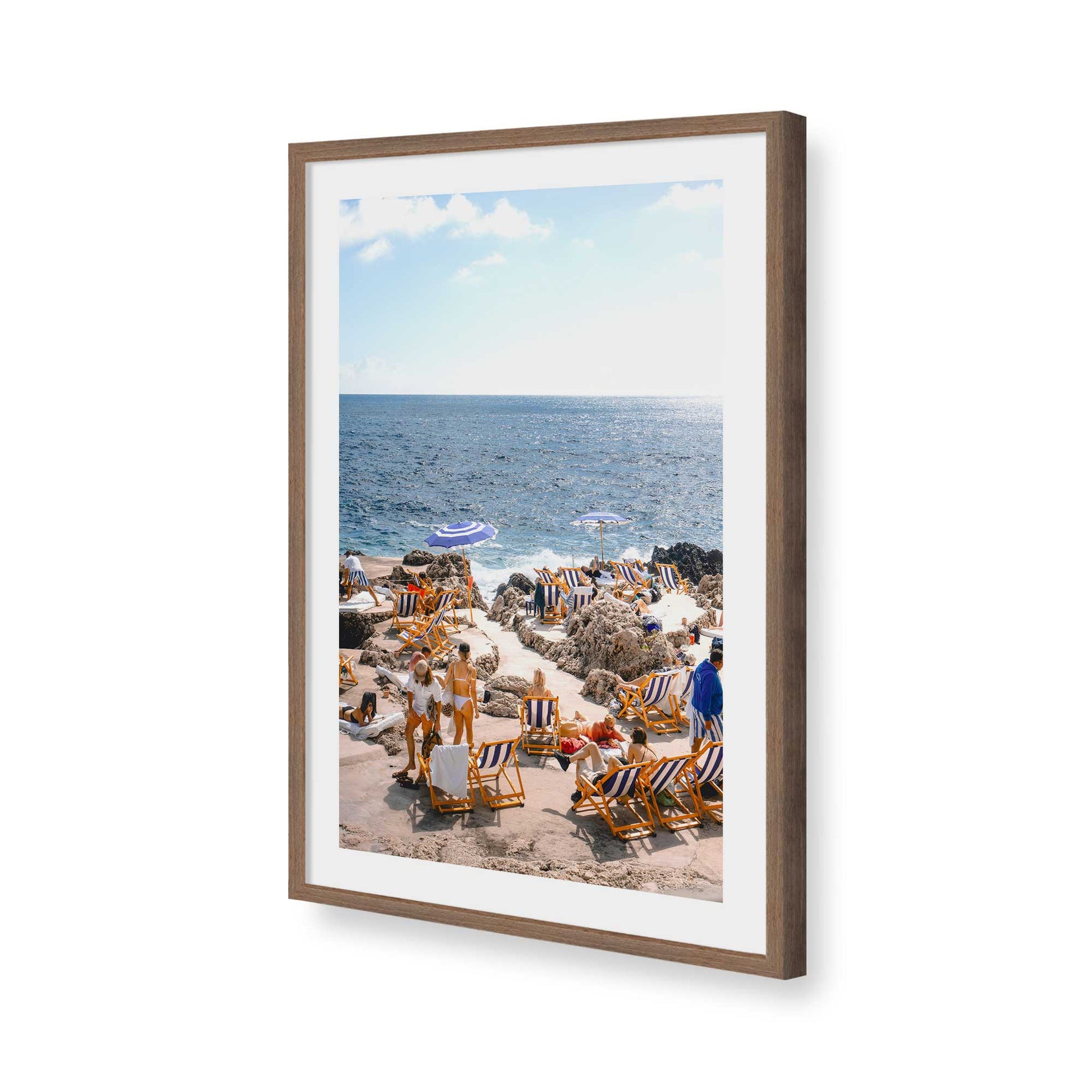 [Color:Walnut], Picture of art in a Walnut frame of the corner