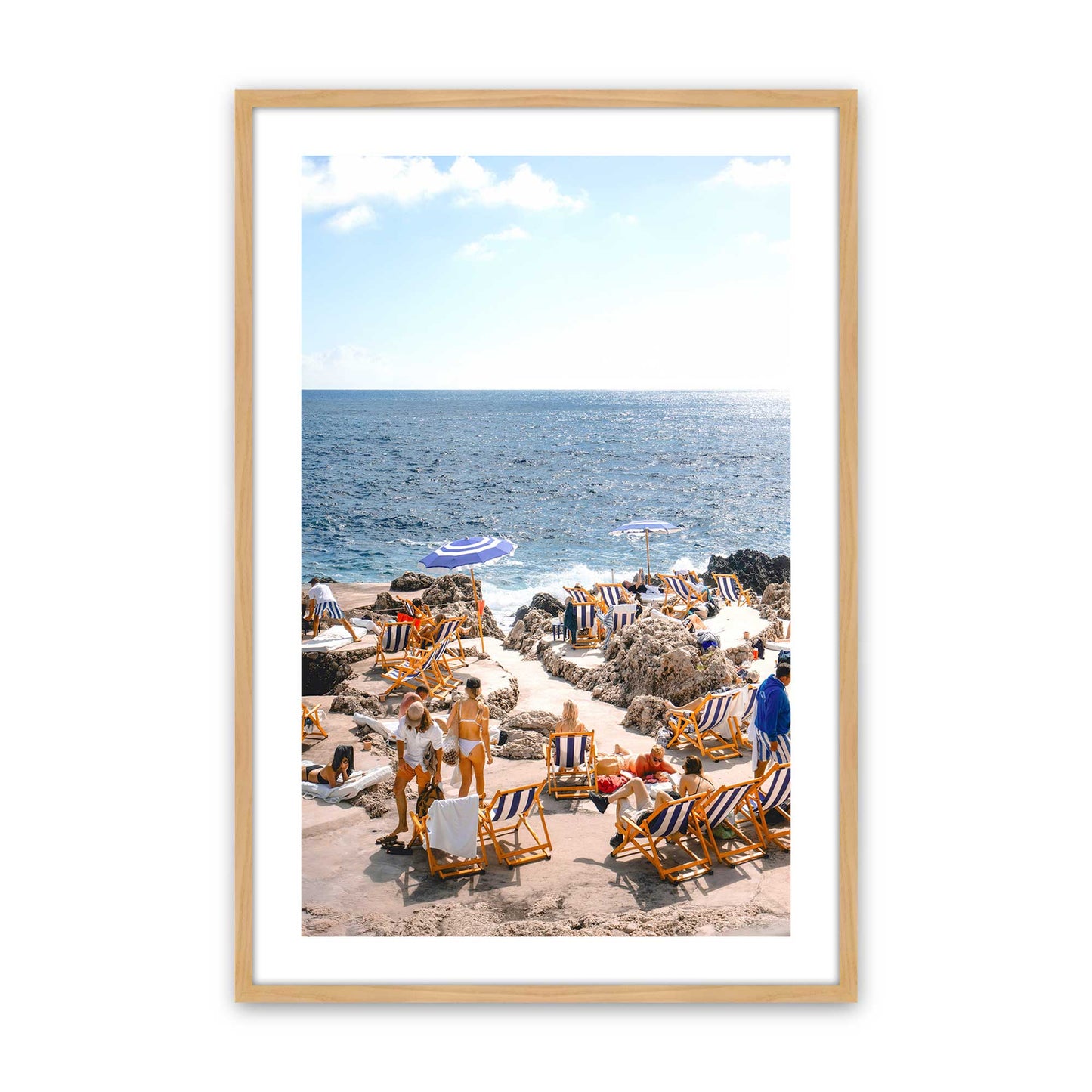 [Color:American Maple], Picture of art in a American Maple frame