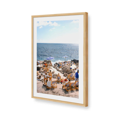 [Color:American Maple], Picture of art in a American Maple frame of the corner