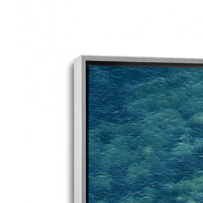 [Color:Polished Chrome], Picture of art in a Polished Chrome frame at an angle