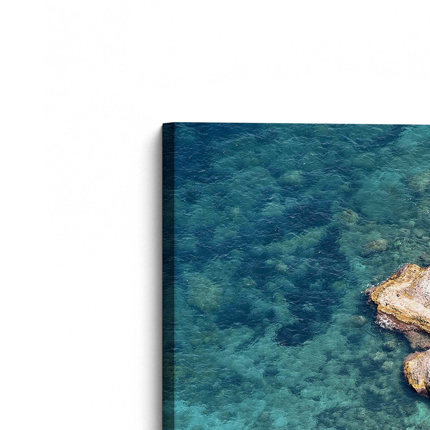 [Color:Stretched Canvas], Picture of the corner of the art