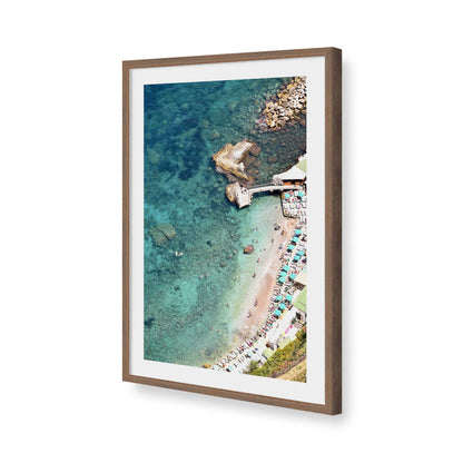 [Color:Walnut], Picture of art in a Walnut frame of the corner