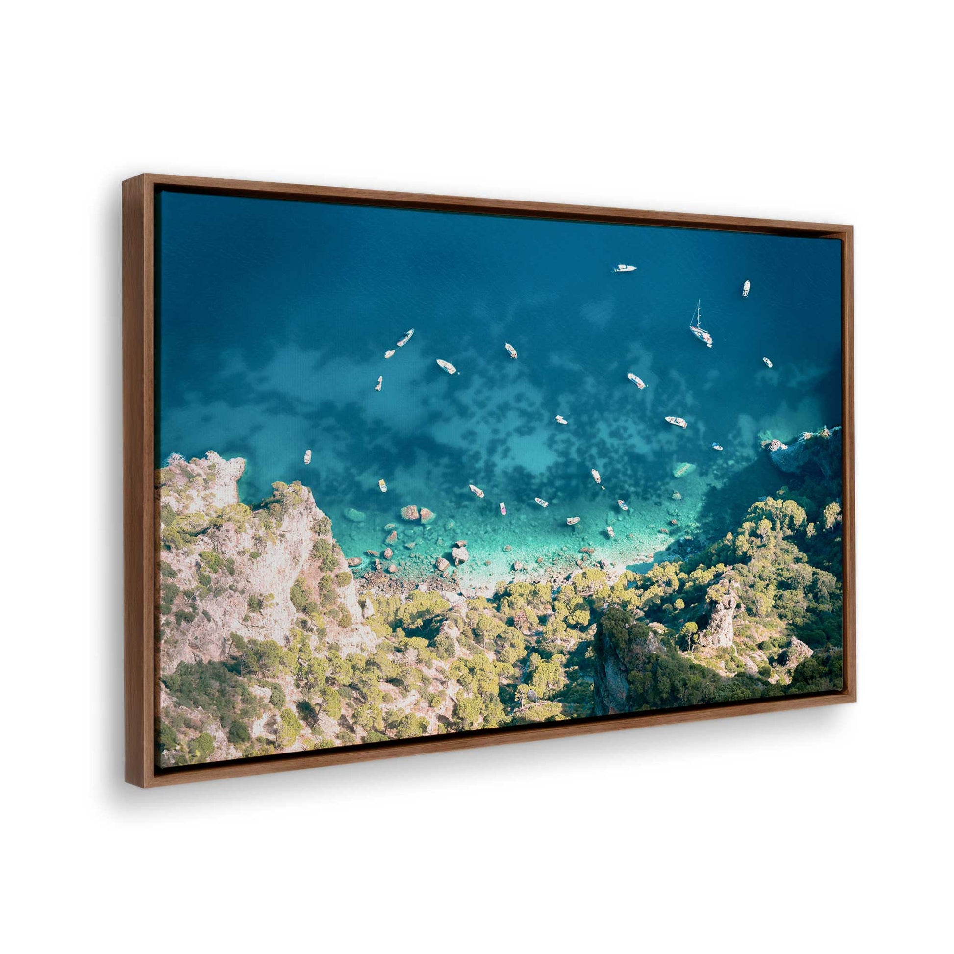 [Color:Walnut], Picture of the corner of the art