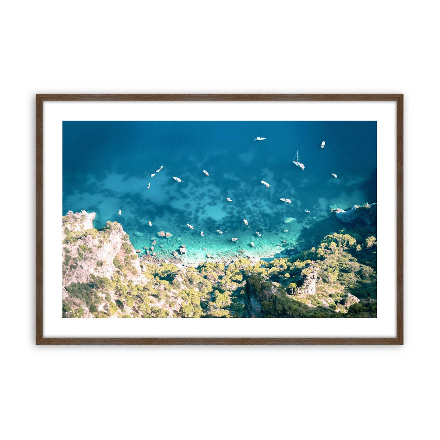 [Color:Walnut], Picture of art in a Walnut frame