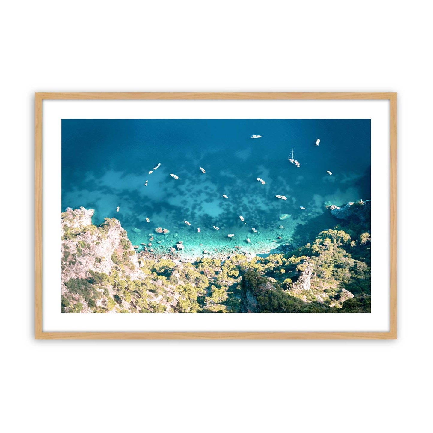 [Color:American Maple], Picture of art in a American Maple frame