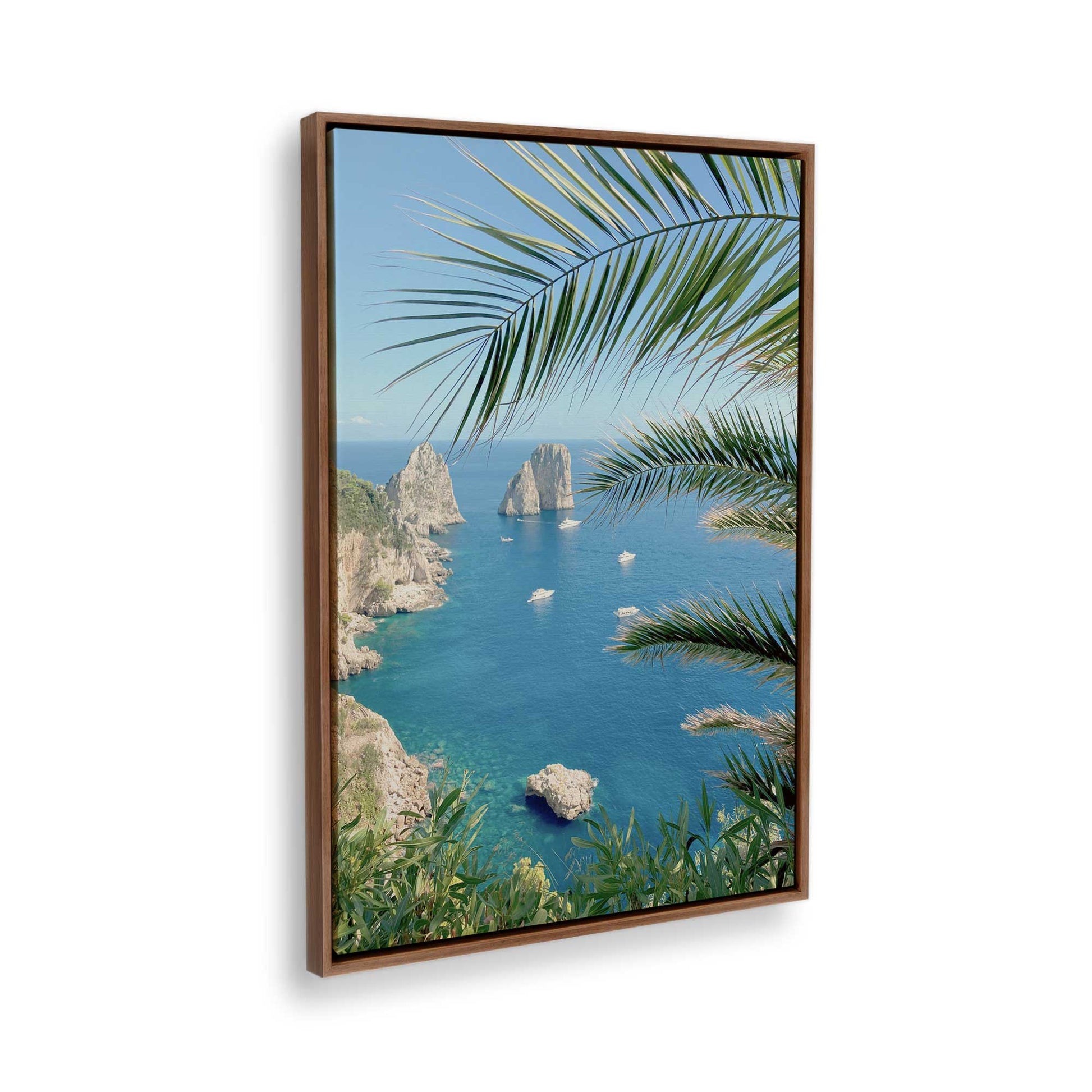 [Color:Walnut], Picture of the corner of the art