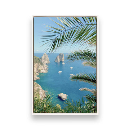 [Color:Opaque White], Picture of art in a White frame