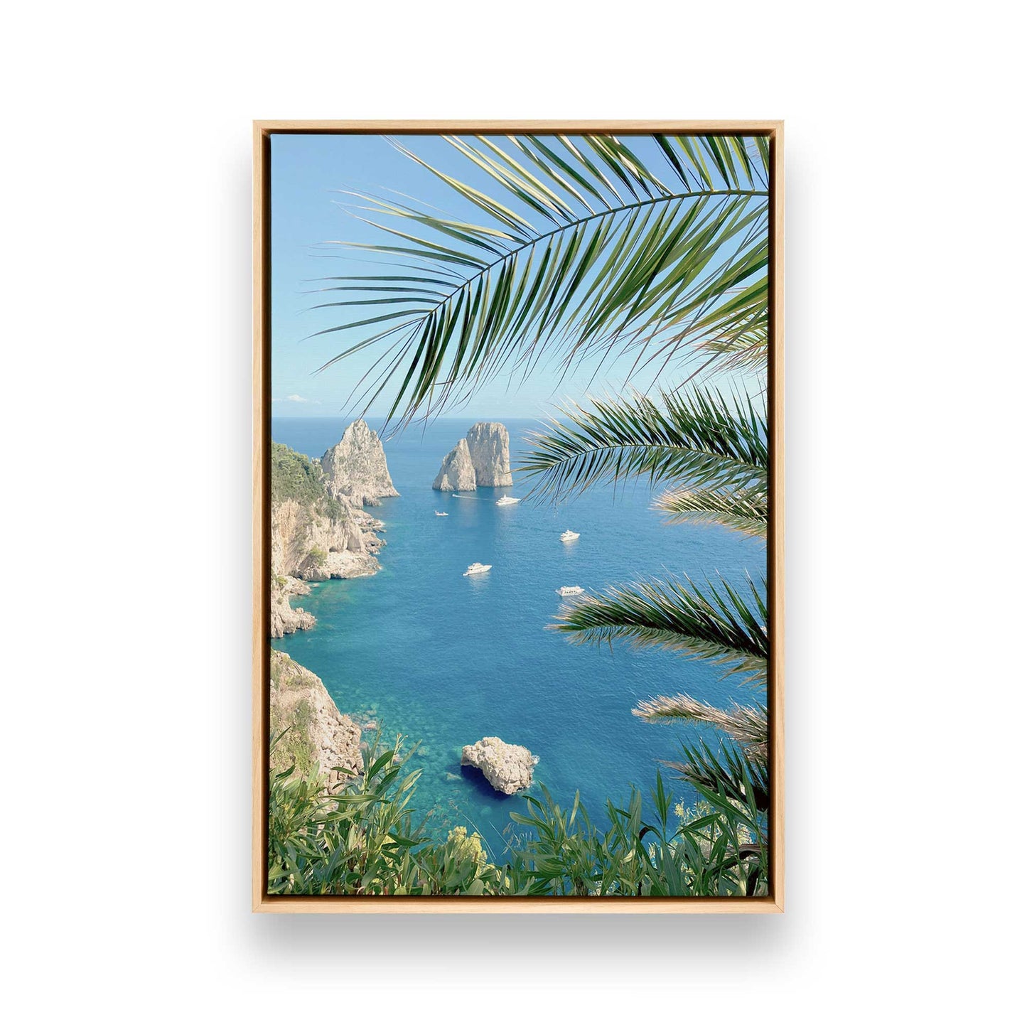 [Color:American Maple], Picture of art in a American Maple frame