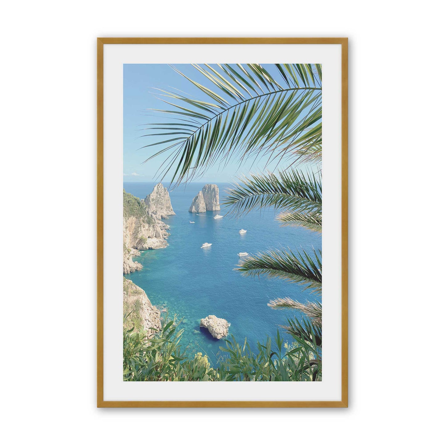 [Color:Polished Gold], Picture of art in a Polished Gold frame