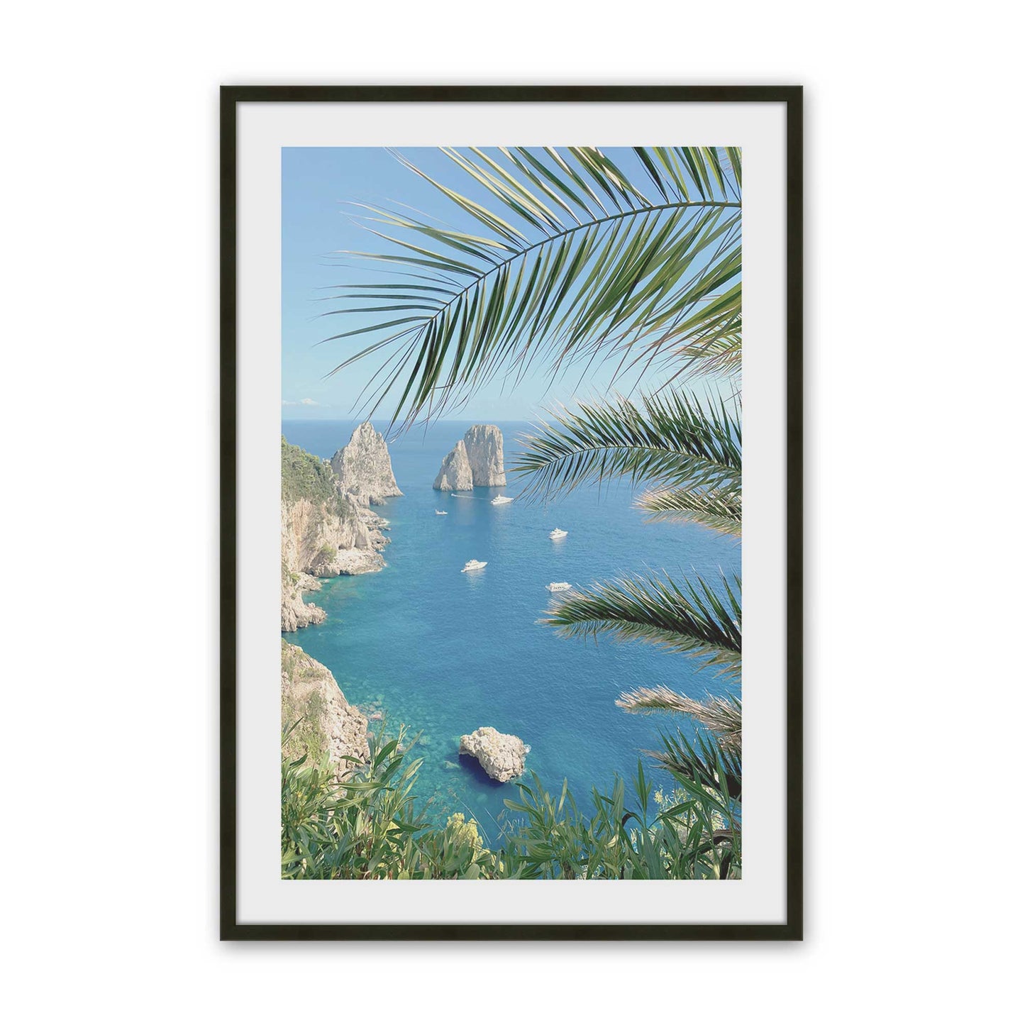 [Color:Satin Black], Picture of art in a Satin Black frame