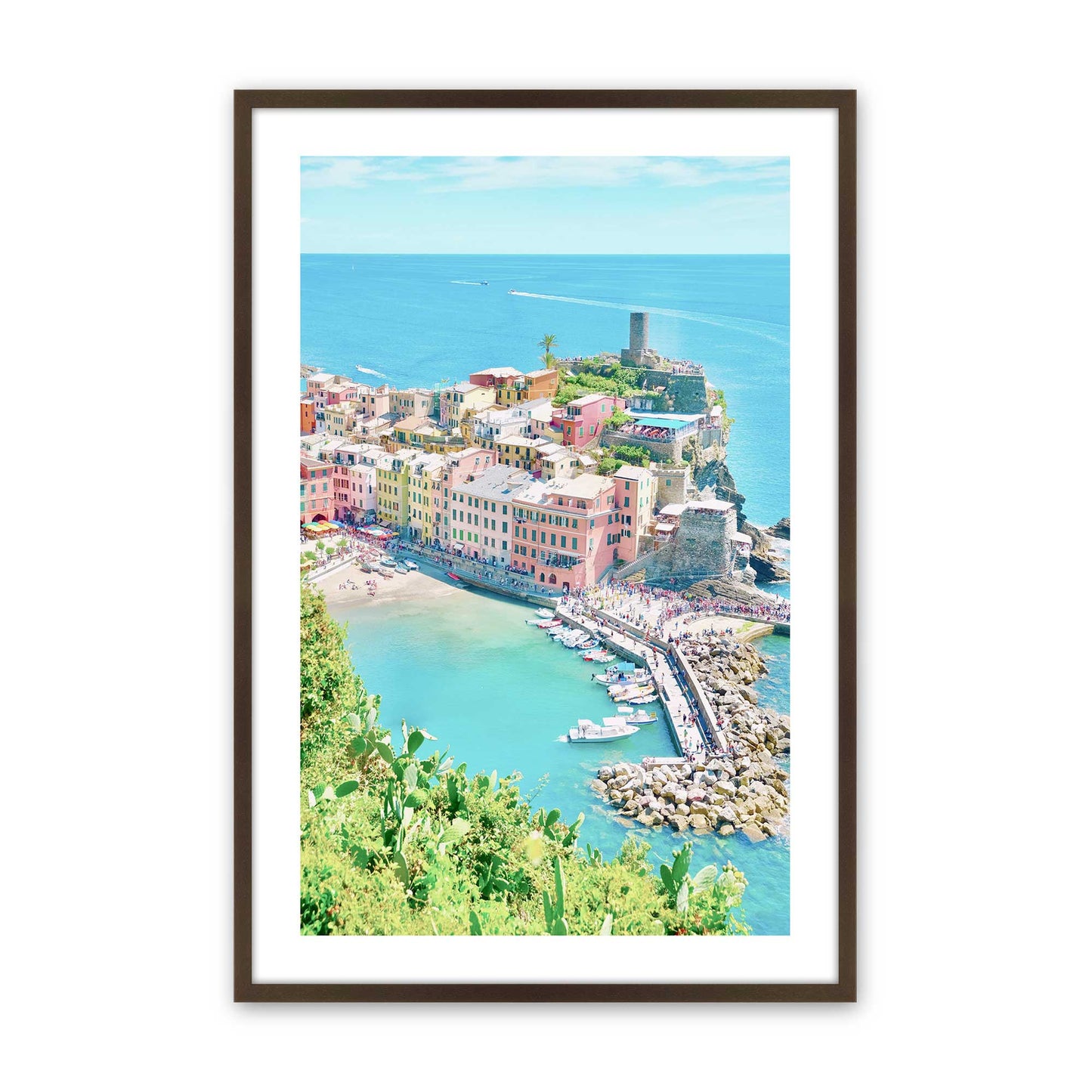 [Color:Belvinder Brown], Picture of art in a Belvinder Brown frame